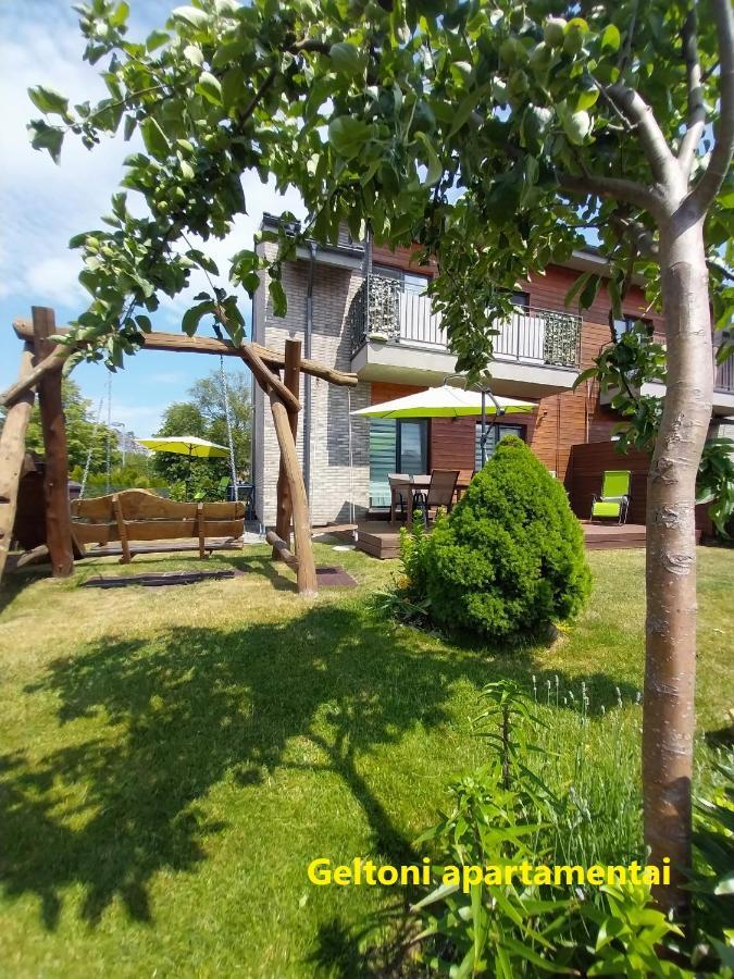 Geltoni Apartamentai Palanga Kültér fotó