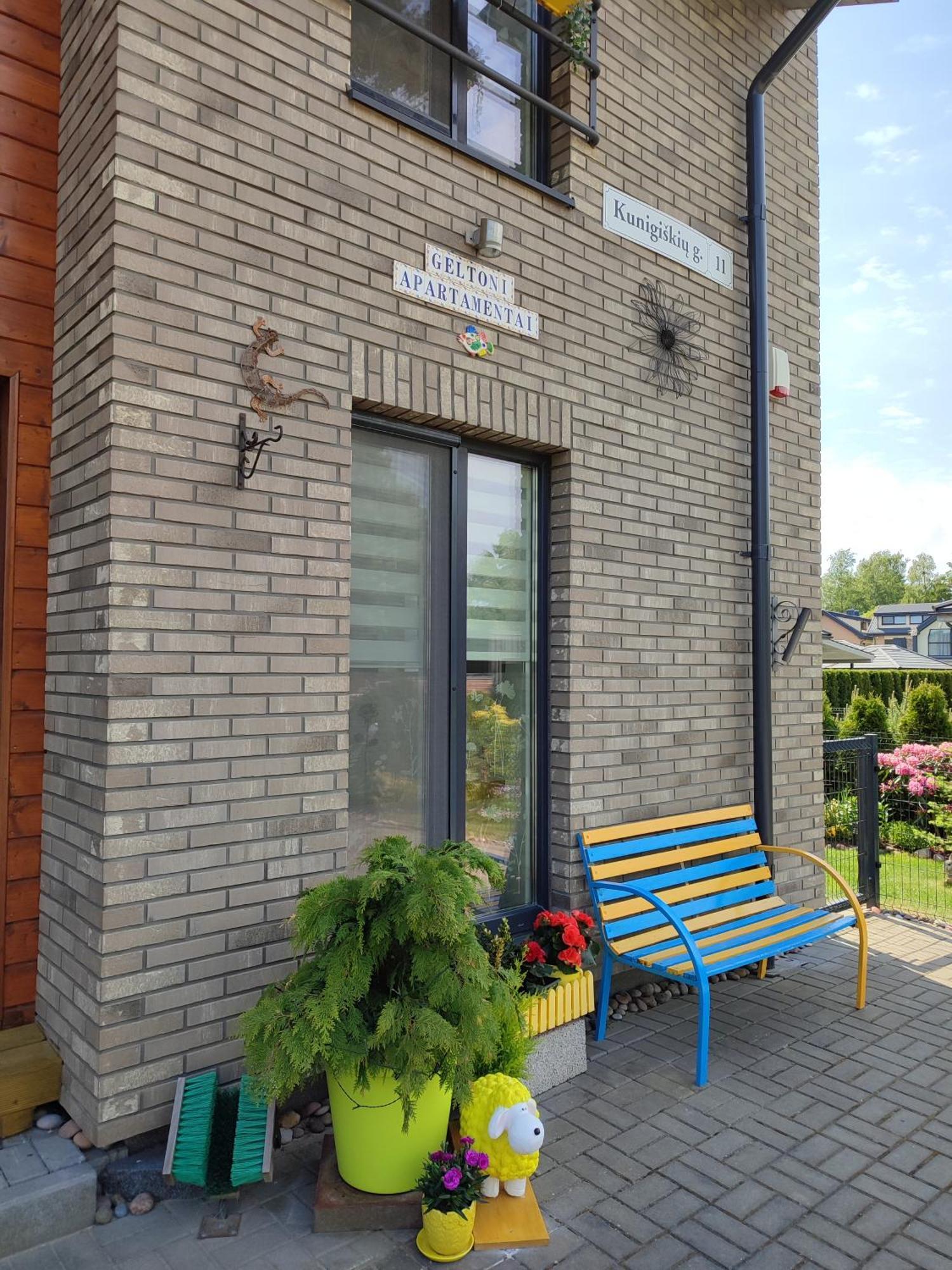 Geltoni Apartamentai Palanga Kültér fotó